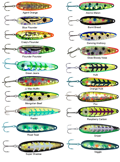 Moonshine Lures RV Series - Marine General - Trolling Spoons