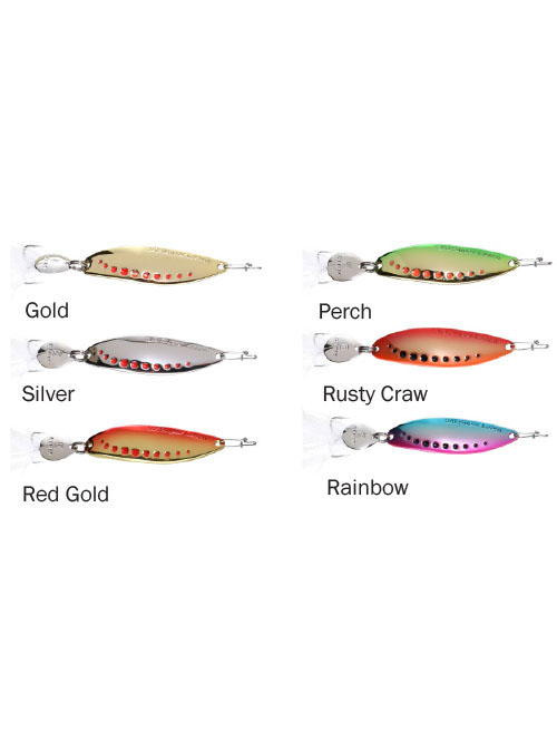 T-1 Clam Leech Flutter Spoon Kit 1/8oz Size 10 12788 Ice Fishing Lures 