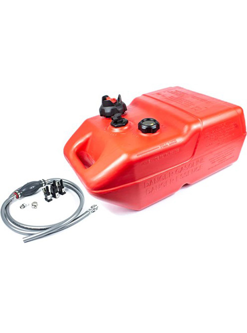 Dailyfun 12/24L Fuel Tanks Outboard Tank Portable Anti-Static Thickening Fuel Storage Tank Made of HDPE 310CM Hose 