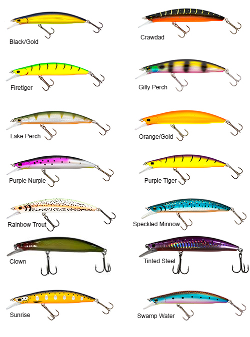 T-Boned Psycho Minnow Series Crankbaits 4 - Marine General