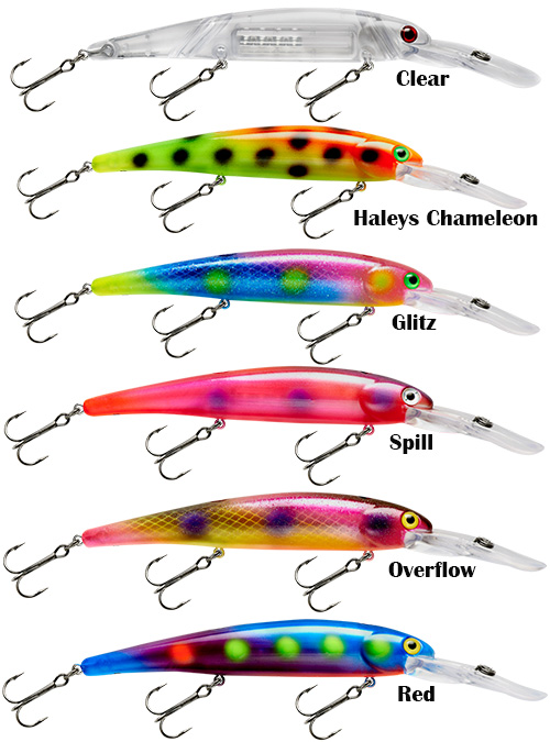 5/8 oz Lot Of 3 NEW Bandit Lures Walleye Deep Diver CLEAR FLASH-EXCLUSIVE !! 5/8 oz Lot Of 3 NEW Bandit Lures Walleye Deep Diver CLEAR FLASH-EXCLUSIVE !!