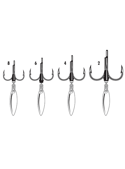 VMC 7548 Treble Hook Silver