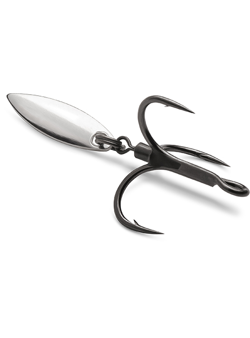 VMC Bladed Hybrid Treble Shank Treble Hook - Marine General