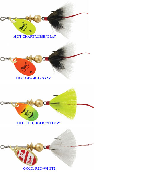 #3 spinner #2 & Size Size Mepps Aglia Long Redbow 