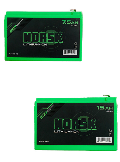 Norsk 12 Volt Lithium Ion Battery - Marine