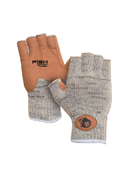 Fish Monkey Wolly Half Finger Glove - Marine General