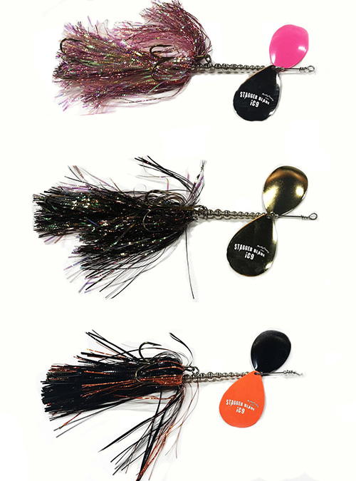 Musky Frenzy Stagger Blade Bucktail