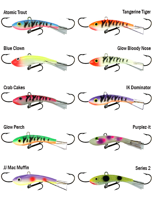 Moonshine Lures Glow Shiver Minnow Size 2.5, 3