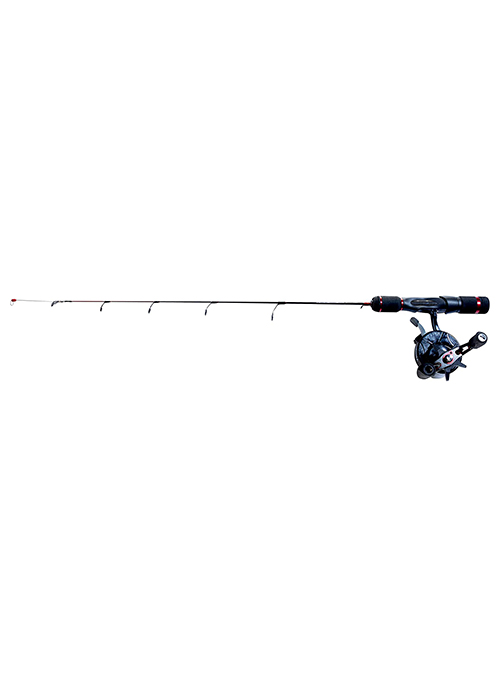 Set Of 2 FRABILL Ice Fishing Rod Combo 24” Lite 101 Straight line Spring Tip 