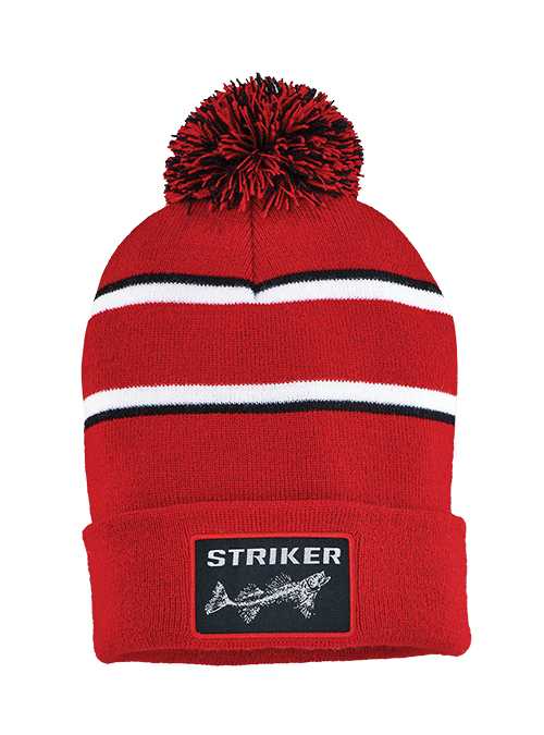 Striker Ice Striped Pom Hat