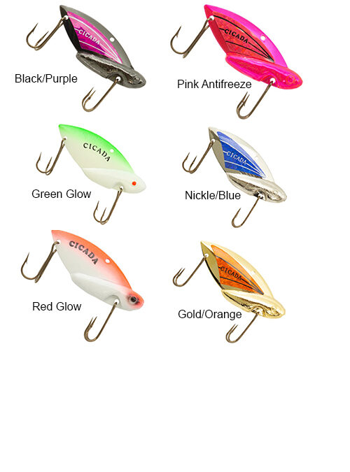 ACME HYPER GLIDE Ice Fishing Walleye Perch Pike Jig Lure Choice Color And  Size $9.99 - PicClick