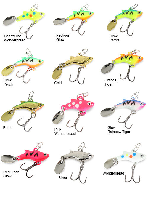 Clam Leech Flutter Spoon - Marine General - Clam Ice Tackle & Plastics